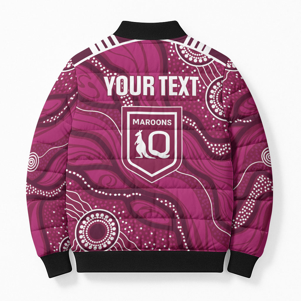 QLD Maroons Rugby Personalised Bomber Puffer Jacket Cane Toads 2026 Come On