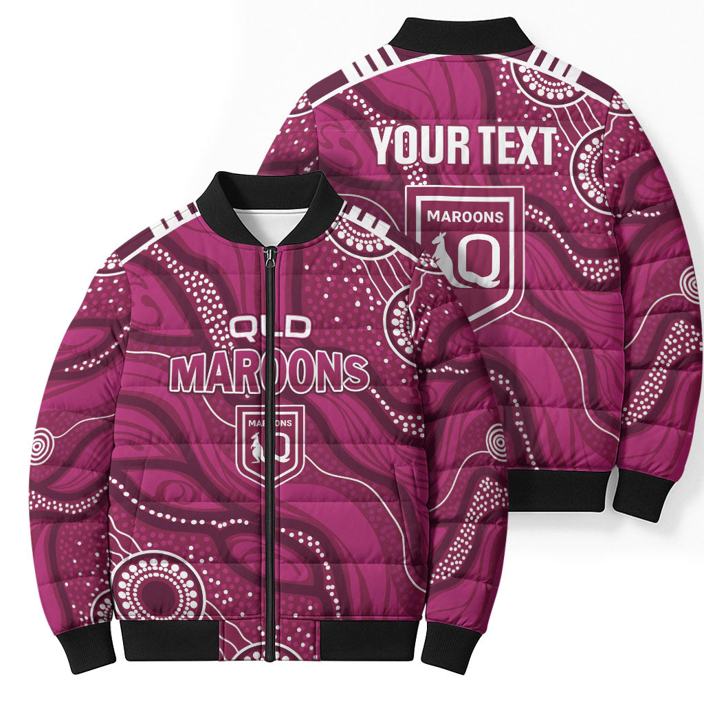 QLD Maroons Rugby Personalised Bomber Puffer Jacket Cane Toads 2026 Come On