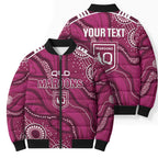 QLD Maroons Rugby Personalised Bomber Puffer Jacket Cane Toads 2026 Come On