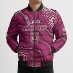 QLD Maroons Rugby Personalised Bomber Puffer Jacket Cane Toads 2026 Come On