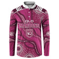 QLD Maroons Rugby Personalised Button Sweatshirt Cane Toads 2026 Come On