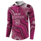 QLD Maroons Rugby Personalised Button Sweatshirt Cane Toads 2026 Come On