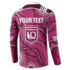 QLD Maroons Rugby Personalised Button Sweatshirt Cane Toads 2026 Come On