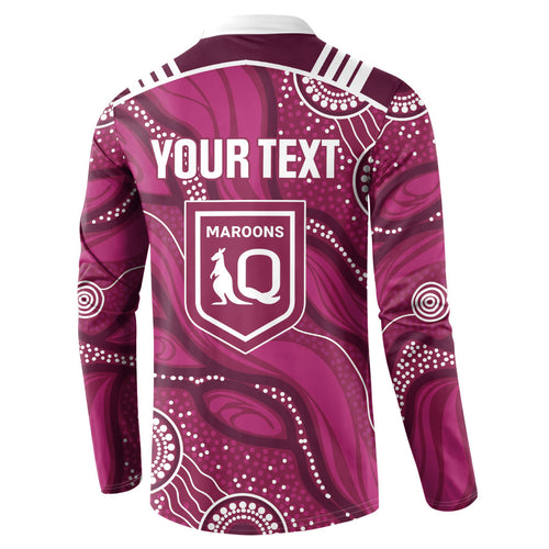 QLD Maroons Rugby Personalised Button Sweatshirt Cane Toads 2026 Come On
