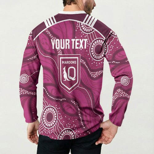QLD Maroons Rugby Personalised Button Sweatshirt Cane Toads 2026 Come On