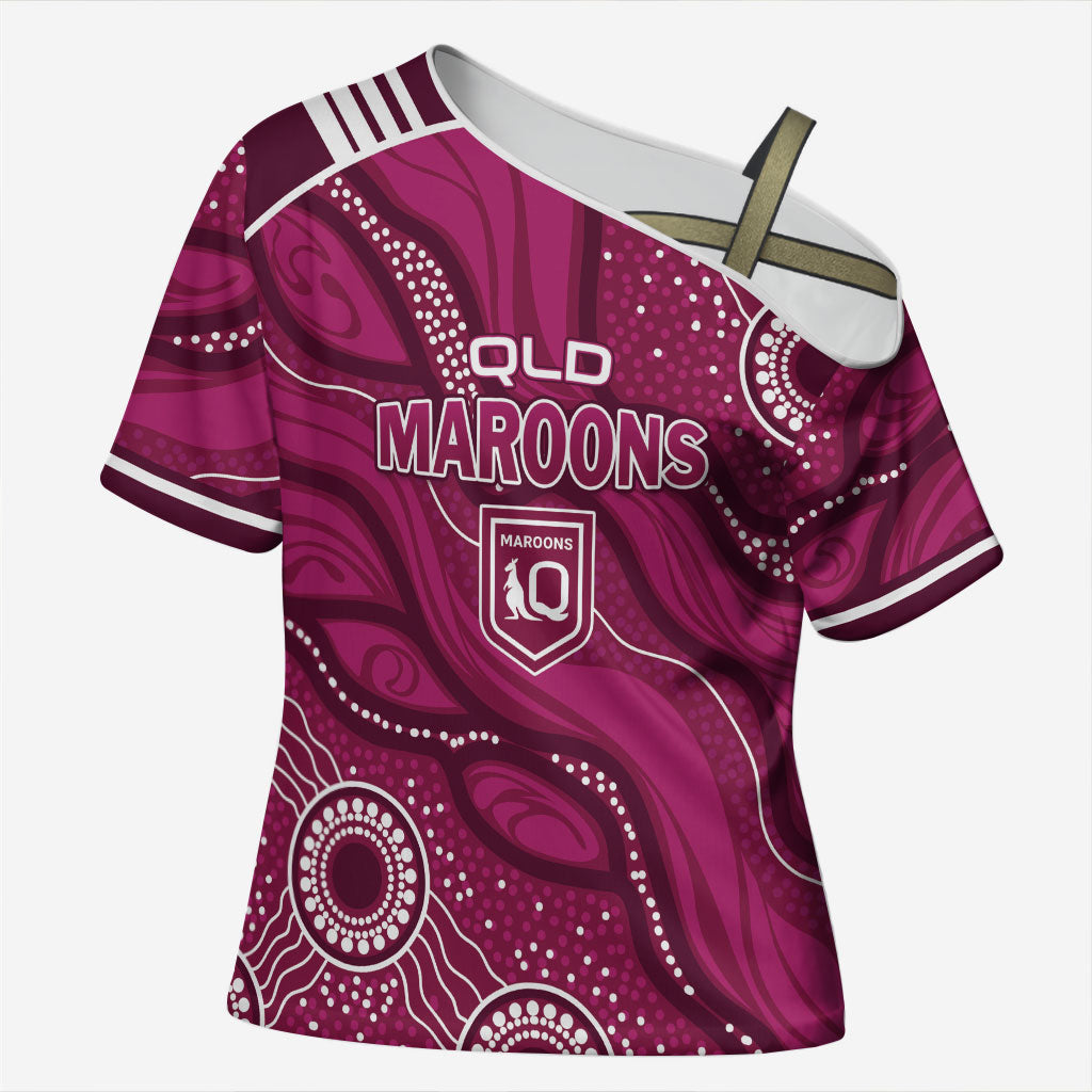 QLD Maroons Rugby Personalised Cross Shoulder Shirt Cane Toads 2026 Come On
