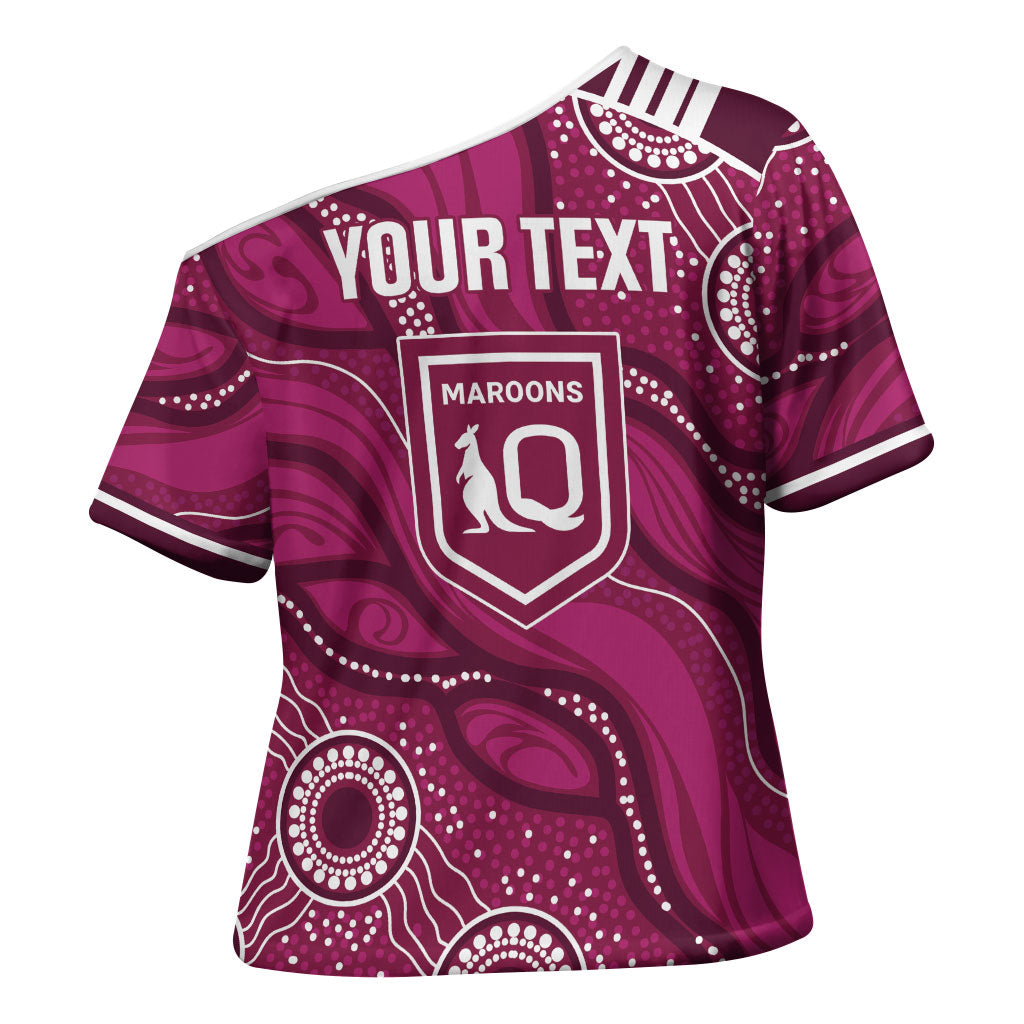 QLD Maroons Rugby Personalised Cross Shoulder Shirt Cane Toads 2026 Come On