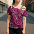 QLD Maroons Rugby Personalised Cross Shoulder Shirt Cane Toads 2026 Come On