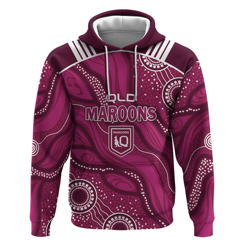 QLD Maroons Rugby Personalised Hoodie Cane Toads 2026 Come On