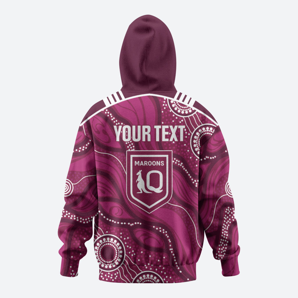 QLD Maroons Rugby Personalised Hoodie Cane Toads 2026 Come On