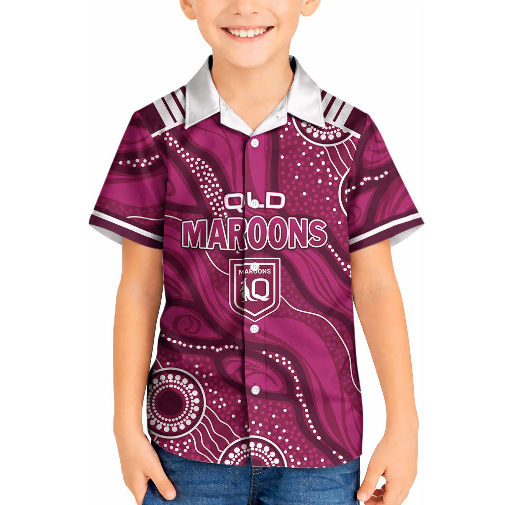 QLD Maroons Rugby Personalised Kid Hawaiian Shirt Cane Toads 2026 Come On