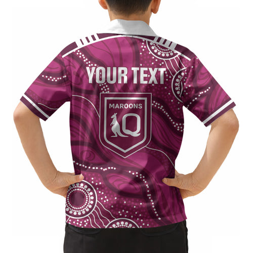QLD Maroons Rugby Personalised Kid Hawaiian Shirt Cane Toads 2026 Come On
