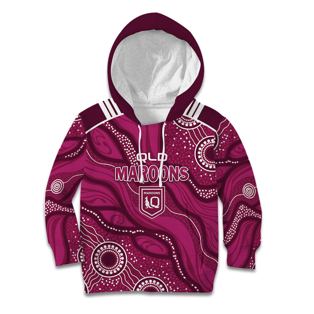 QLD Maroons Rugby Personalised Kid Hoodie Cane Toads 2026 Come On