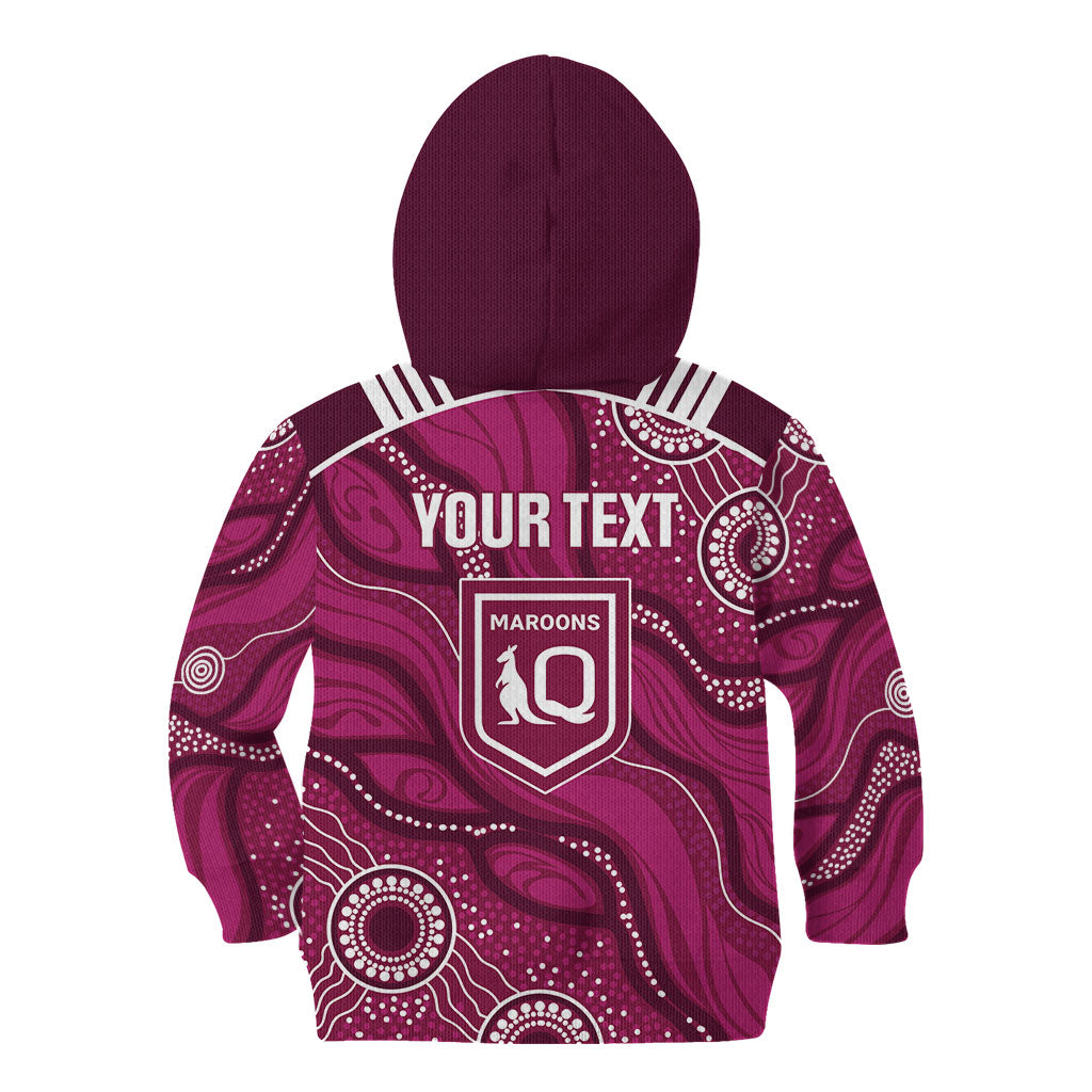 QLD Maroons Rugby Personalised Kid Hoodie Cane Toads 2026 Come On