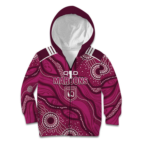 QLD Maroons Rugby Personalised Kid Hoodie Cane Toads 2026 Come On