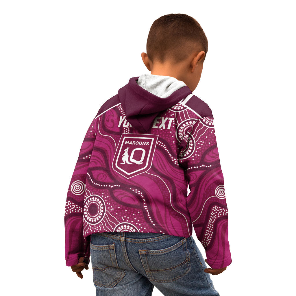 QLD Maroons Rugby Personalised Kid Hoodie Cane Toads 2026 Come On