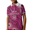 QLD Maroons Rugby Personalised Kid Polo Shirt Cane Toads 2026 Come On