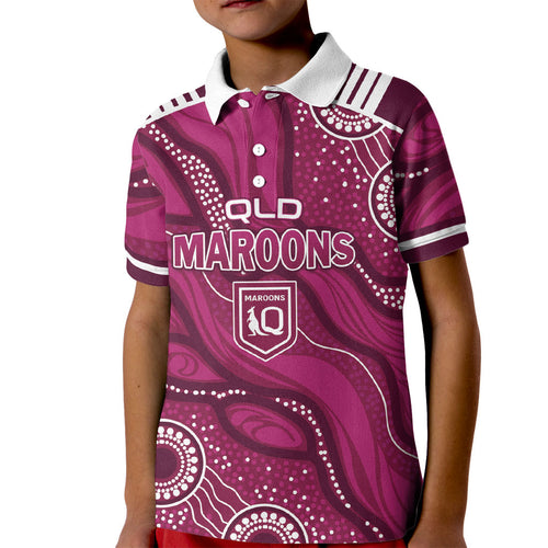 QLD Maroons Rugby Personalised Kid Polo Shirt Cane Toads 2026 Come On