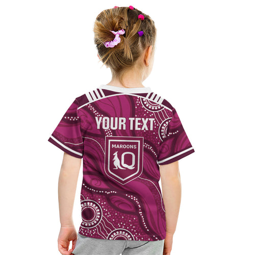 QLD Maroons Rugby Personalised Kid T Shirt Cane Toads 2026 Come On