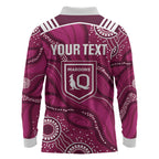 QLD Maroons Rugby Personalised Long Sleeve Polo Shirt Cane Toads 2026 Come On