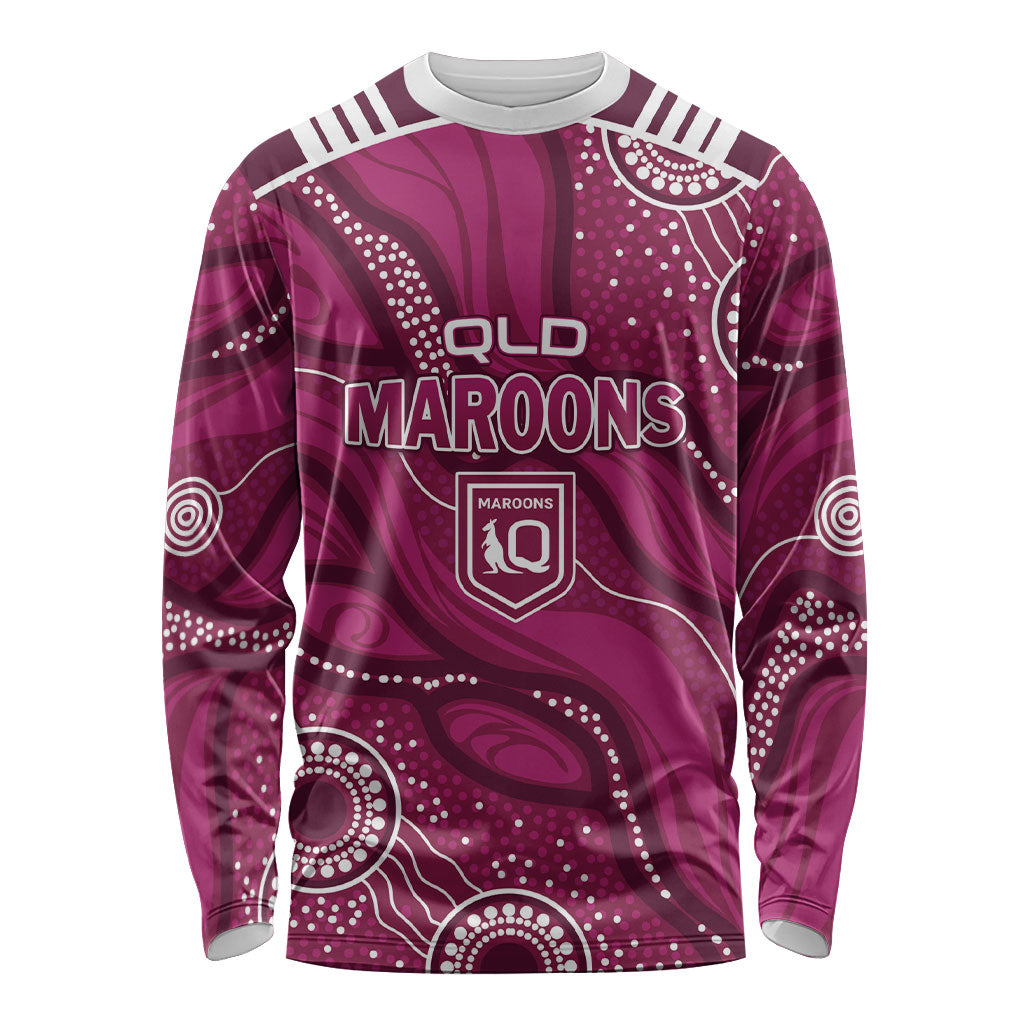 QLD Maroons Rugby Personalised Long Sleeve Shirt Cane Toads 2026 Come On