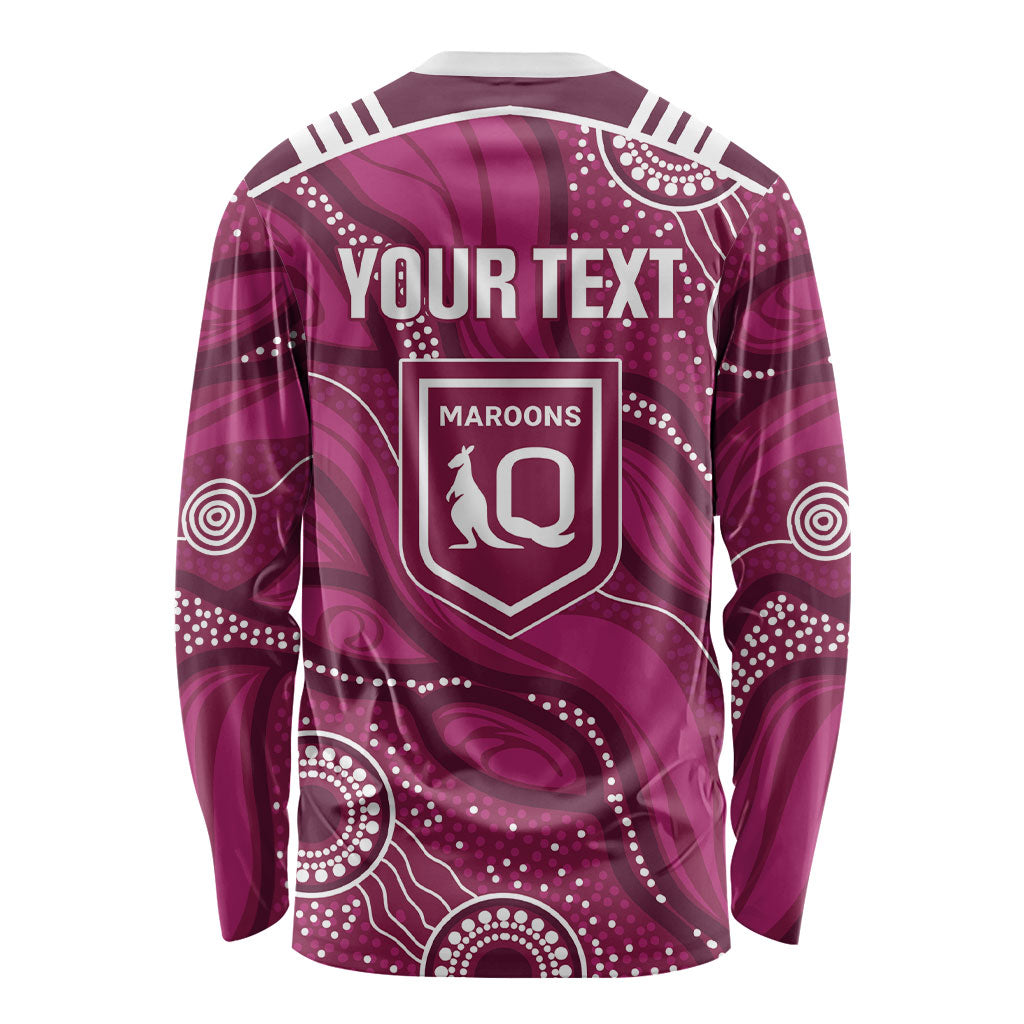QLD Maroons Rugby Personalised Long Sleeve Shirt Cane Toads 2026 Come On