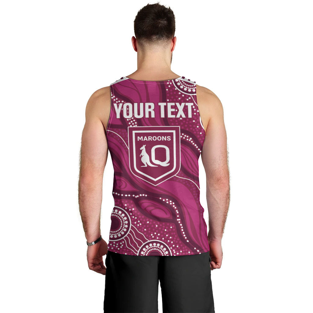 QLD Maroons Rugby Personalised Men Tank Top Cane Toads 2026 Come On