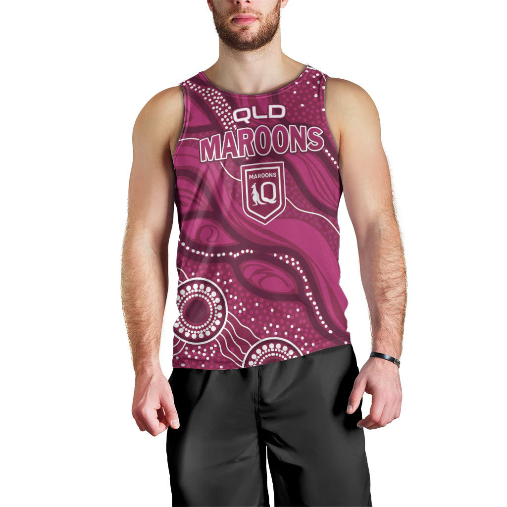 QLD Maroons Rugby Personalised Men Tank Top Cane Toads 2026 Come On