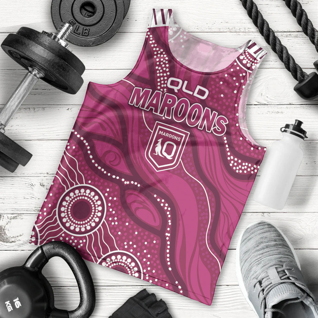 QLD Maroons Rugby Personalised Men Tank Top Cane Toads 2026 Come On