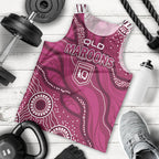 QLD Maroons Rugby Personalised Men Tank Top Cane Toads 2026 Come On