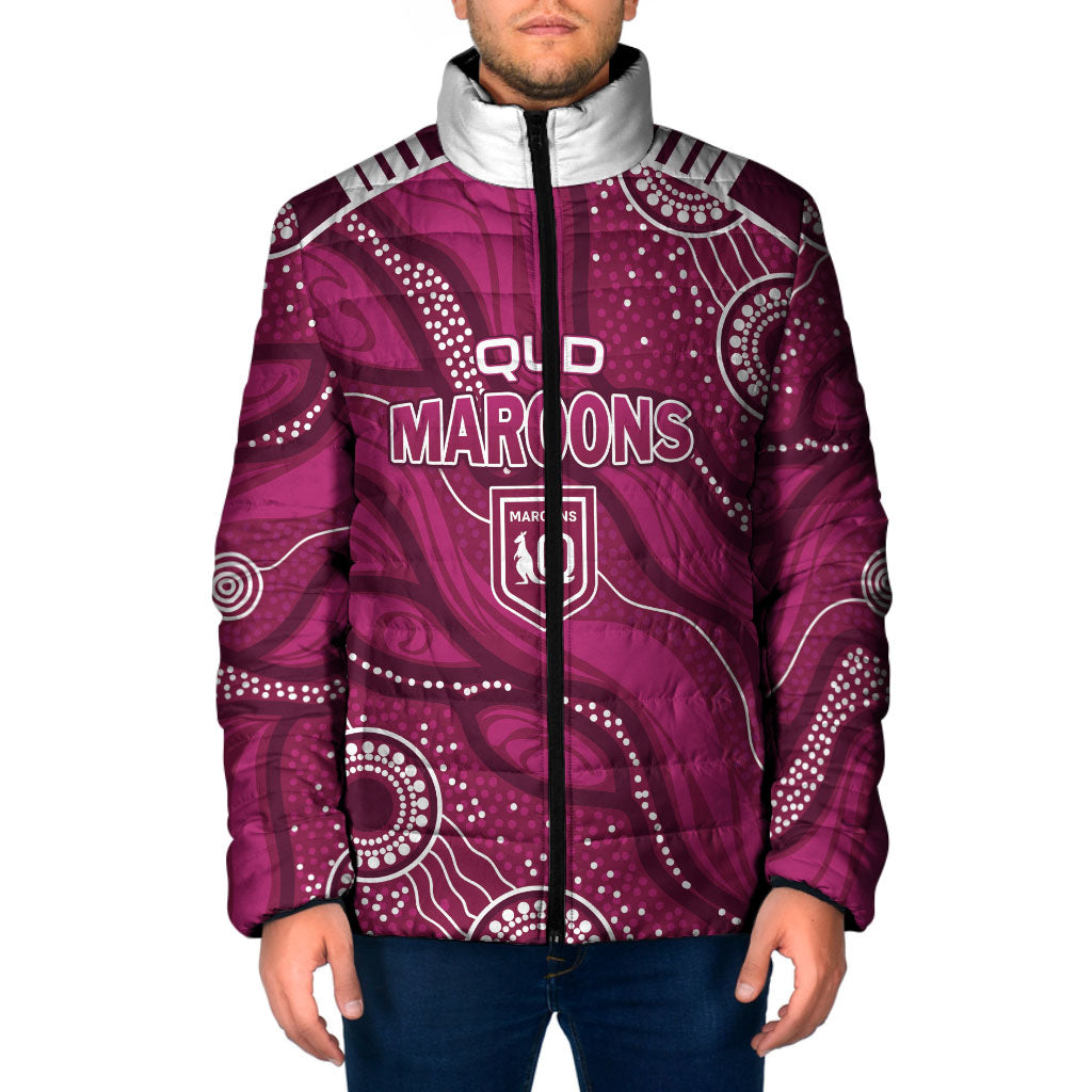 QLD Maroons Rugby Personalised Padded Jacket Cane Toads 2026 Come On