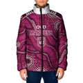 QLD Maroons Rugby Personalised Padded Jacket Cane Toads 2026 Come On
