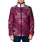 QLD Maroons Rugby Personalised Padded Jacket Cane Toads 2026 Come On