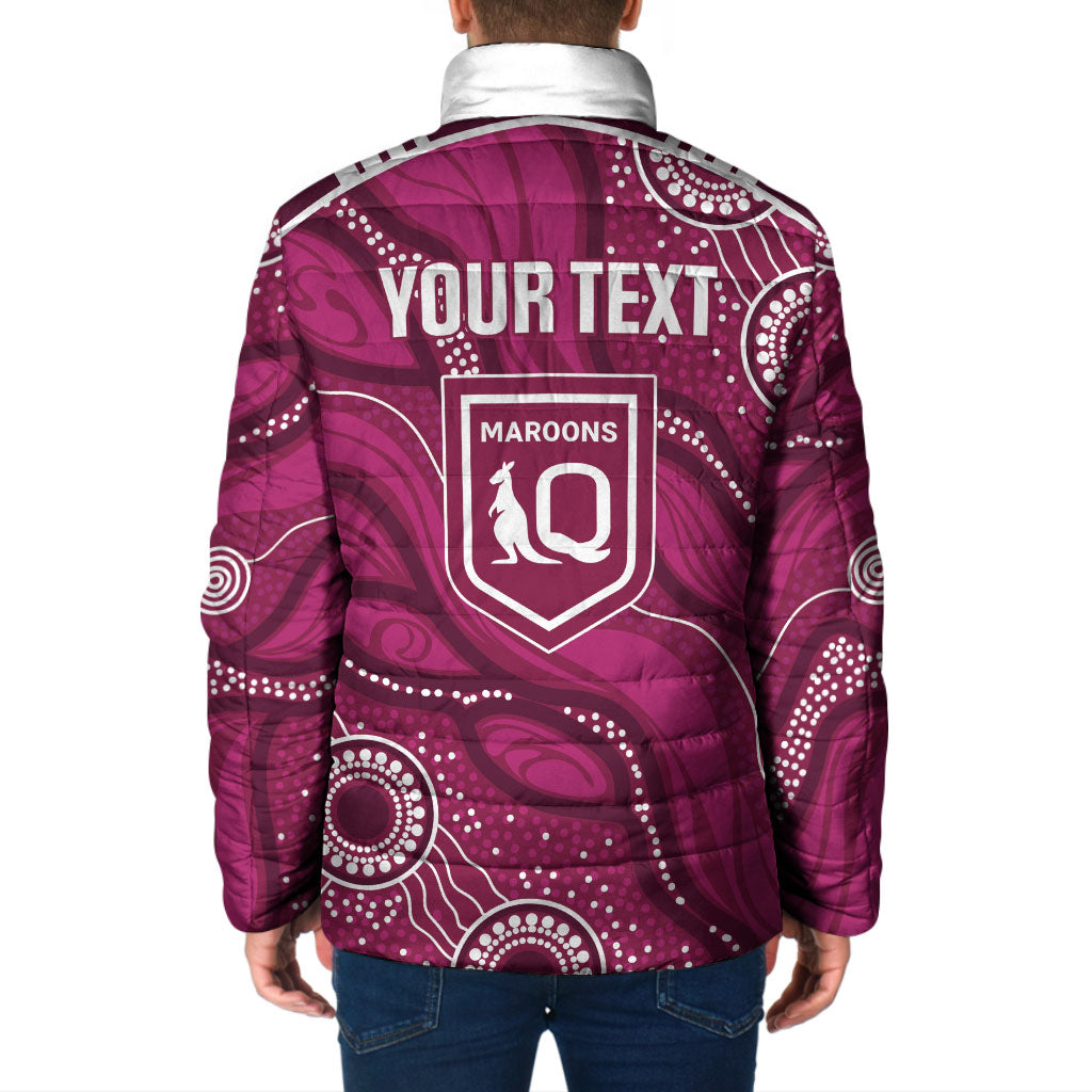 QLD Maroons Rugby Personalised Padded Jacket Cane Toads 2026 Come On