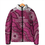 QLD Maroons Rugby Personalised Padded Jacket Cane Toads 2026 Come On