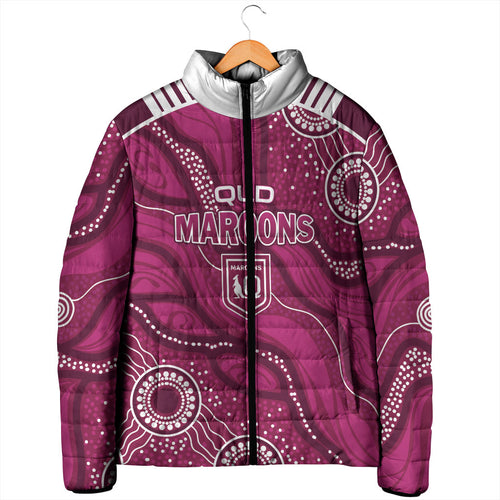 QLD Maroons Rugby Personalised Padded Jacket Cane Toads 2026 Come On