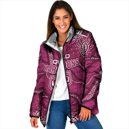 QLD Maroons Rugby Personalised Padded Jacket Cane Toads 2026 Come On