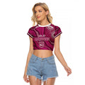 QLD Maroons Rugby Personalised Raglan Cropped T Shirt Cane Toads 2026 Come On