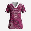 QLD Maroons Rugby Personalised Scrub Top Cane Toads 2026 Come On