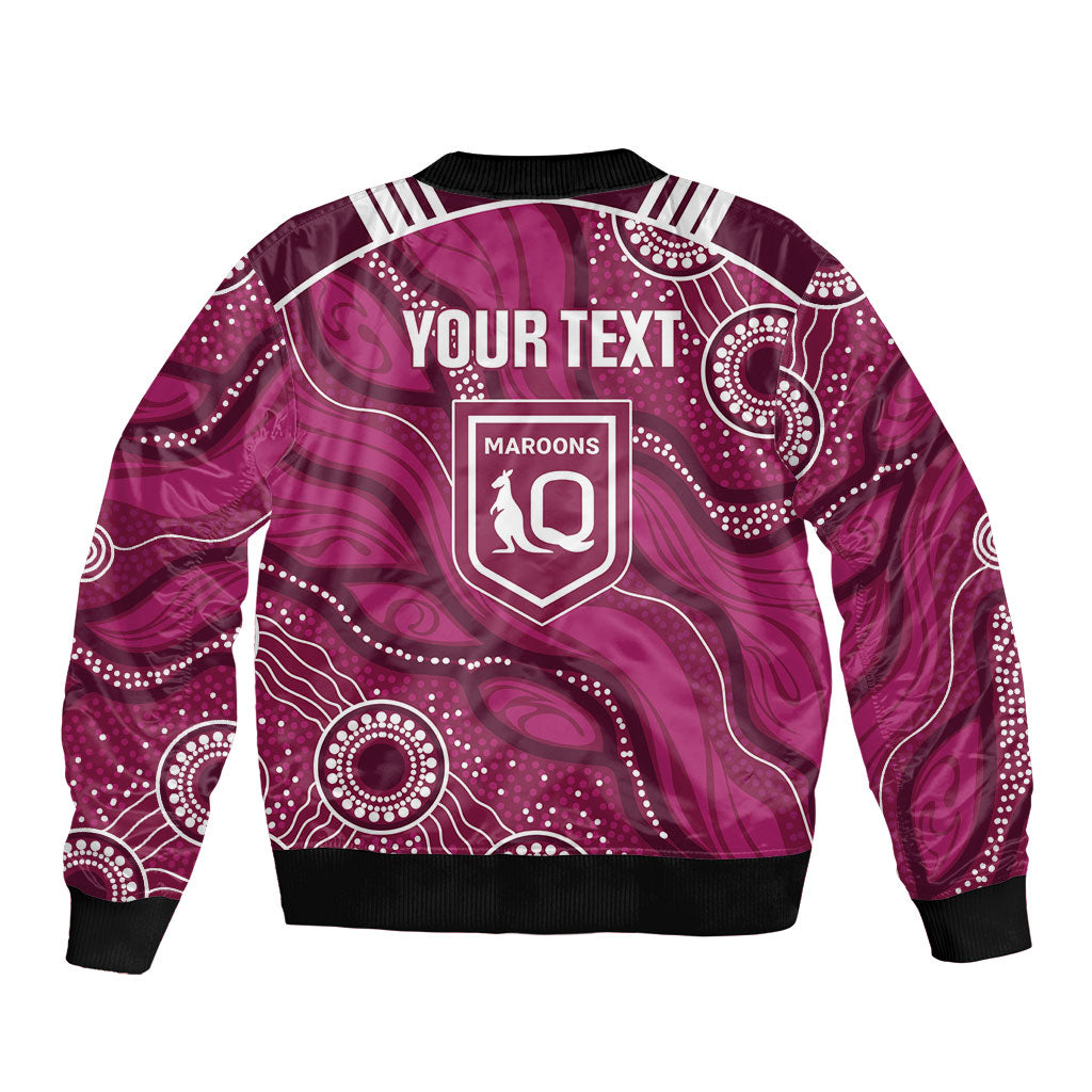 QLD Maroons Rugby Personalised Sleeve Zip Bomber Jacket Cane Toads 2026 Come On