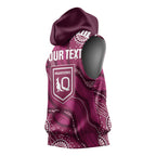 QLD Maroons Rugby Personalised Sleeveless Hoodie Cane Toads 2026 Come On