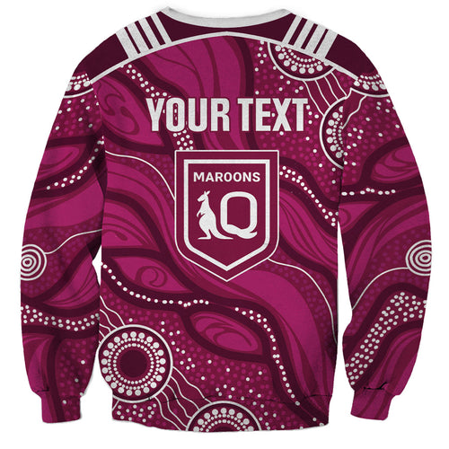 QLD Maroons Rugby Personalised Sweatshirt Cane Toads 2026 Come On