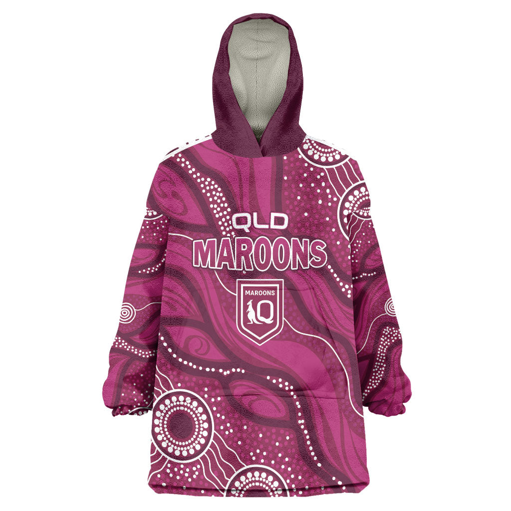 QLD Maroons Rugby Personalised Wearable Blanket Hoodie Cane Toads 2026 Come On