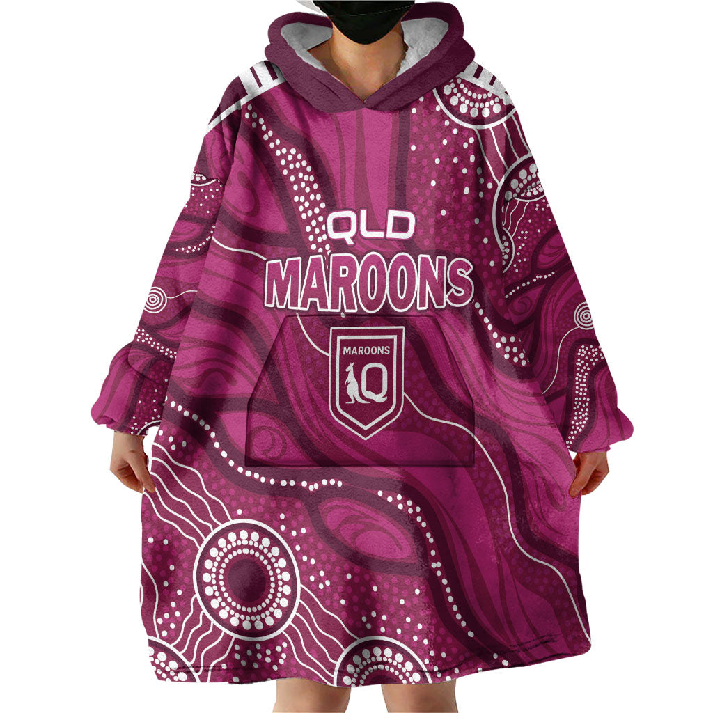 QLD Maroons Rugby Personalised Wearable Blanket Hoodie Cane Toads 2026 Come On