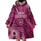 QLD Maroons Rugby Personalised Wearable Blanket Hoodie Cane Toads 2026 Come On