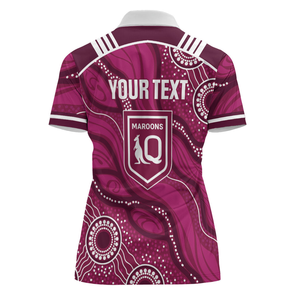 QLD Maroons Rugby Personalised Women Polo Shirt Cane Toads 2026 Come On