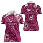 QLD Maroons Rugby Personalised Women Polo Shirt Cane Toads 2026 Come On