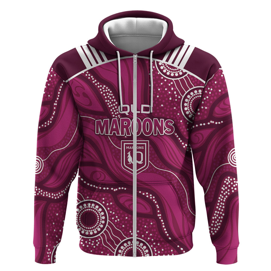 QLD Maroons Rugby Personalised Zip Hoodie Cane Toads 2026 Come On