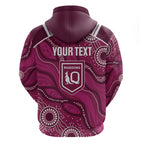 QLD Maroons Rugby Personalised Zip Hoodie Cane Toads 2026 Come On