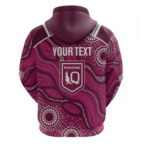 QLD Maroons Rugby Personalised Zip Hoodie Cane Toads 2026 Come On